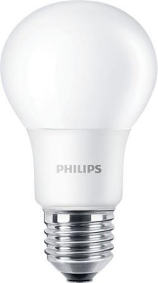 LED izzó, E27, gömb, A60, 7,5W, 806lm, 6500K, PHILIPS "CorePro"
