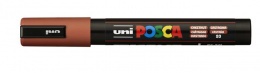 Dekormarker, 1,8-2,5 mm, UNI "Posca PC-5M", gesztenyebarna