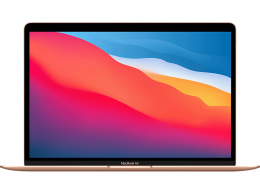 APPLE MacBook Air 2020 13" Retina arany Apple M1 (8C/7C)/8GB/256 GB SSD (mgnd3mg/a)
